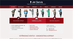 Desktop Screenshot of jetservis.cz